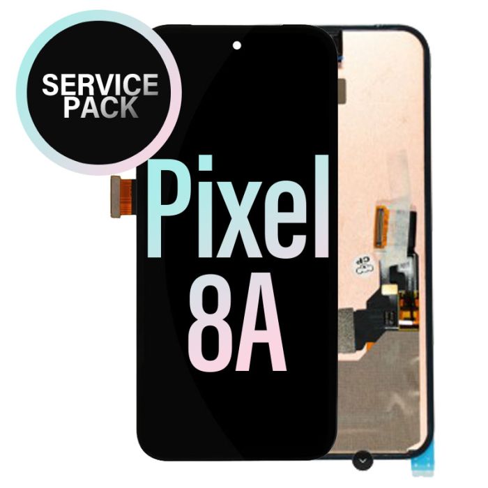 Google Pixel 8A LCD Touch Screen Assembly (Service Pack)