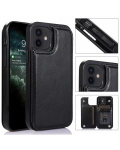 Hanman Stand Card Leather Case Cover For iPhone 11