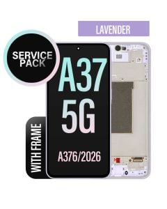 Galaxy A37 5G LCD Touch Screen Assembly With Frame -Service Pack - Lavender