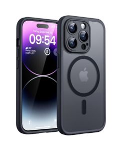 Stay Black Magnetic Case Cover for iPhone 14 Pro