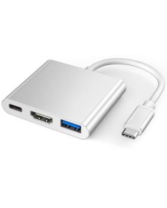 USB-C Digital AV Multiport Adapter USB3.0+HDMI+PD (HB14)