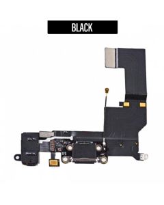 iPhone SE Charging Port Flex Cable - Black