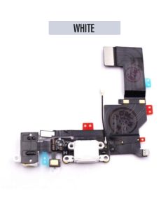 iPhone SE Charging Port Flex Cable - White