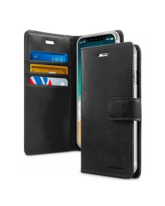 Mercury Blue Moon Diary Leather Case Cover For Galaxy S22