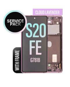 Galaxy S20 FE LCD Touch Screen Assembly with Frame - Cloud Lavender