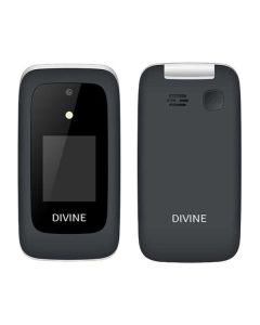 Divine V3 4G Flip Phone - Black