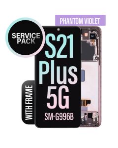 Galaxy S21 Plus LCD Touch Screen Assembly with Frame- Phantom Violet