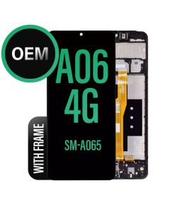 Galaxy A06 4G LCD Touch Screen Assembly With Frame - OEM