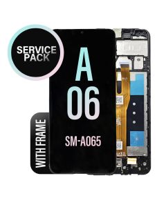 Galaxy A06 LCD Touch Screen Assembly With Frame - Service Pack