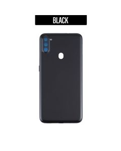 Galaxy A11 Back Cover With Camera Lens - Black