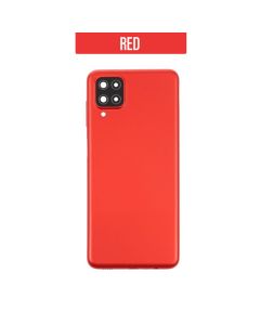 Galaxy A12 Back Cover With Camera Lens - Red