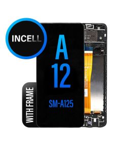 Galaxy A12 LCD Touch Screen Assembly With Frame - INCELL