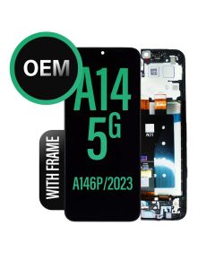 Galaxy A14 5G LCD Touch Screen Assembly With Frame (A146P) OEM