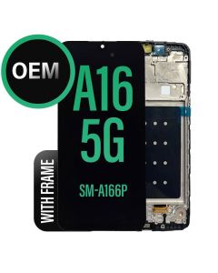 Galaxy A16 5G LCD Touch Screen Assembly with Frame (A166P) - OEM