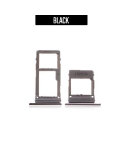 Galaxy A8 2018 Sim / Memory Card Tray Set (A530)- Black