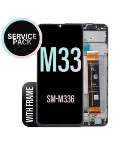 Galaxy M33 LCD Touch Screen Assembly with Frame
service