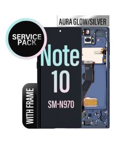 Galaxy Note 10 LCD Touch Screen Assembly with Frame - Aura Glow