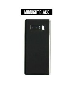 Galaxy Note 8 Back Glass Cover - Midnight Black