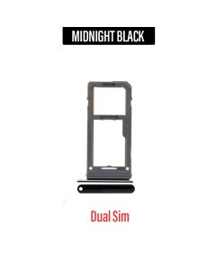 Galaxy Note 8 Sim Card Tray - Black (DUAL SIM)