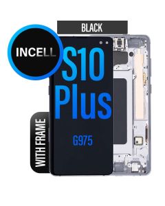 Galaxy S10 Plus LCD Touch Screen Assembly with Frame - Black Incell