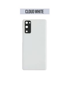 Galaxy S20 FE Back Glass Cover with Camera Lens - Cloud White