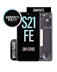 Galaxy S21 FE LCD Touch Screen Assembly with Frame - Graphite
