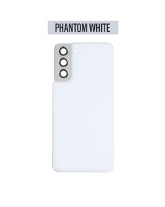 Galaxy S21/ S21 5G Back Glass Cover With Camera Lens - Phantom White