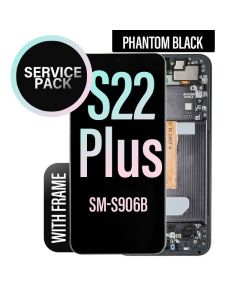 Galaxy S22 Plus 5G LCD Touch Screen Assembly with Frame - Phantom Black