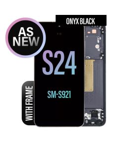 Galaxy S24 LCD Touch Screen Assembly with Frame (As New)- Onyx Black