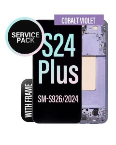 Galaxy S24 Plus Screen Replacement Assembly with Frame Service Pack - Cobalt Violet
