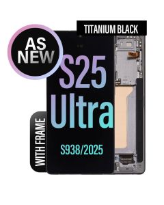 Galaxy S25 Ultra LCD Touch Screen Assembly With Frame- As New - Titanium Black