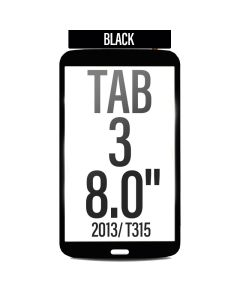 Galaxy Tab 3 8.0 T315 Digitizer Touch Screen - Black