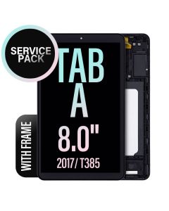 Galaxy Tab A 8.0 T385 LCD Touch Screen Assembly with Frame - Service pack 