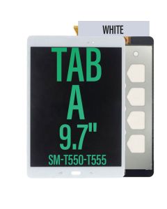 Galaxy Tab A 9.7 T550/ T555 LCD Touch Screen Assembly - White
