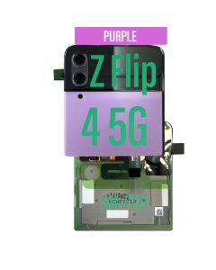 Galaxy Z Flip 4 LCD Touch Screen Assembly OUTER- Purple