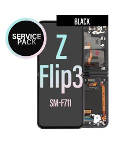 Galaxy Z Flip3 5G Complete LCD Touch Screen Assembly - Black
