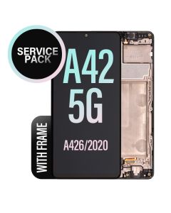 Galaxy A42 5G LCD Touch Screen Assembly with Frame - Service Pack