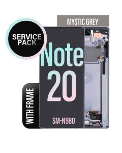 Galaxy Note 20 LCD Touch Screen Assembly with Frame - Mystic Grey