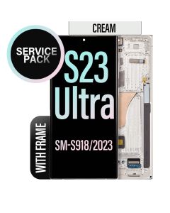 Galaxy S23 Ultra LCD Touch Screen Assembly - Cream