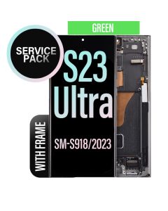 Galaxy S23 Ultra LCD Touch Screen Assembly - Green