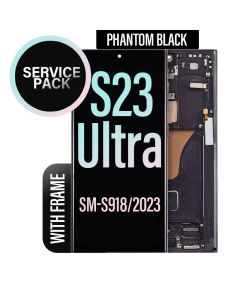 Galaxy S23 Ultra LCD Touch Screen Assembly - Phantom Black