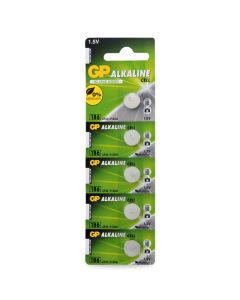 GP 1.5V 70mAh Zinc Manganese Dioxide Button Cell Battery - Card of 5