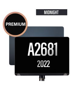 Macbook Air 13 A2681 LCD Assembly Complete- Midnight (M2)
