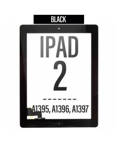 iPad 2 Touch Screen Assembly with Adhesive Tape and Home Key - Black
