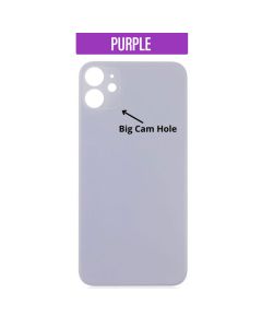 iPhone 11 Back Glass Cover (Big Camera Hole) - Purple