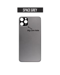 iPhone 11 Pro Back Glass Cover (Big Camera Hole) - Space Grey