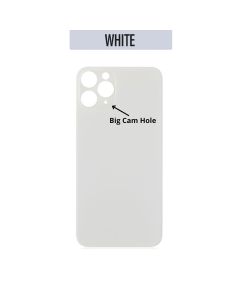 iPhone 11 Pro Back Glass Cover (Big Camera Hole) - Silver