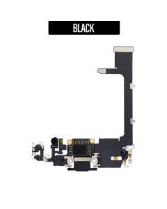 iPhone 11 Pro Charging Port Flex With Small IC - Black