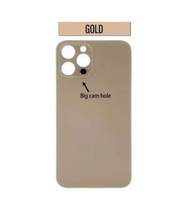 iPhone 11 Pro Max Back Glass Cover (Big Camera Hole) - Gold