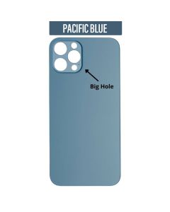 iPhone 12 Pro Back Glass Cover (Big Camera Hole) - Pacific Blue